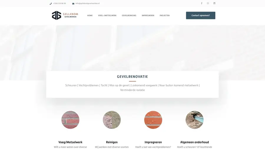 Gellekom Gevelwerken project