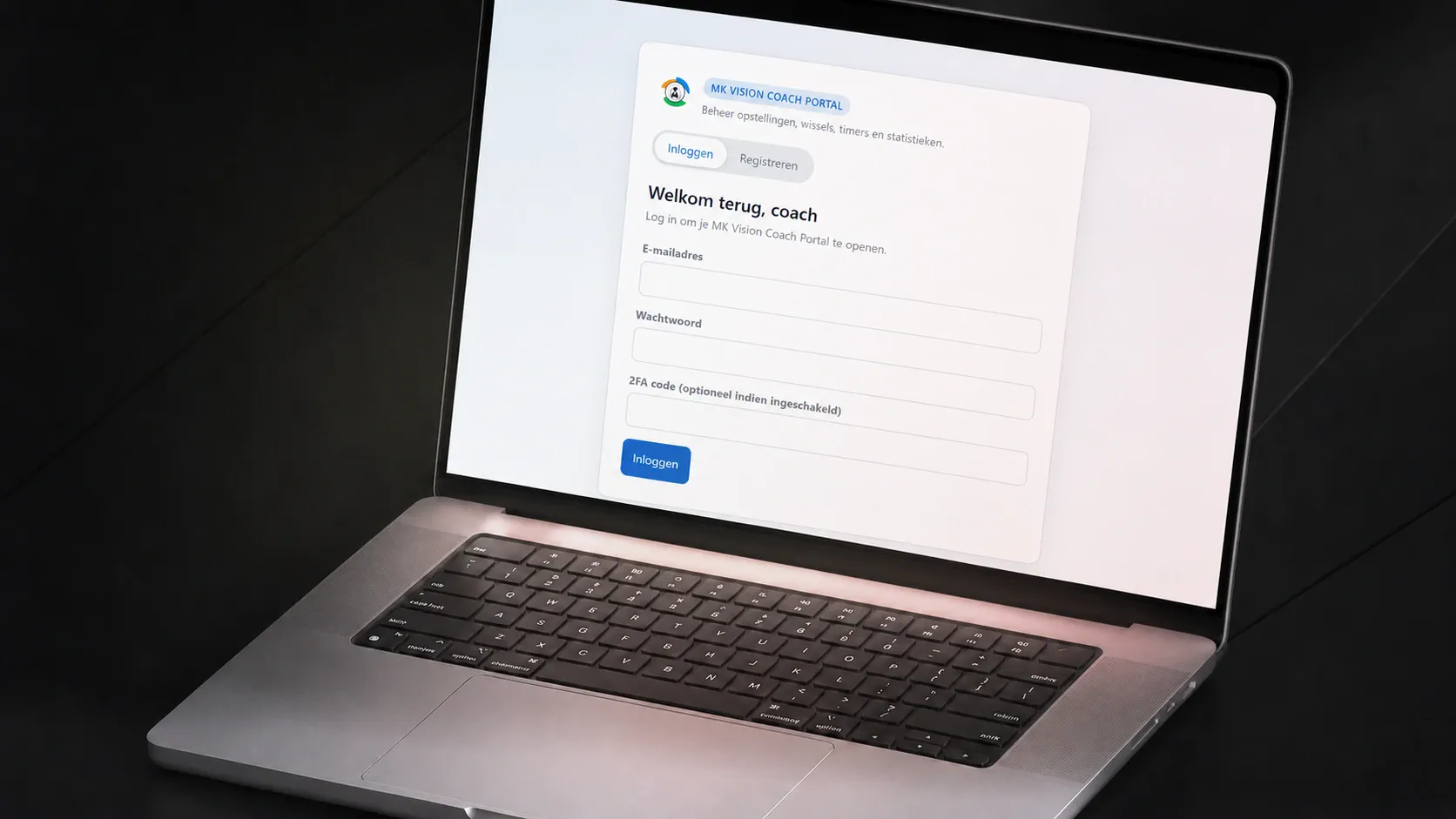 Volgend project: MK Vision Coach Portal
